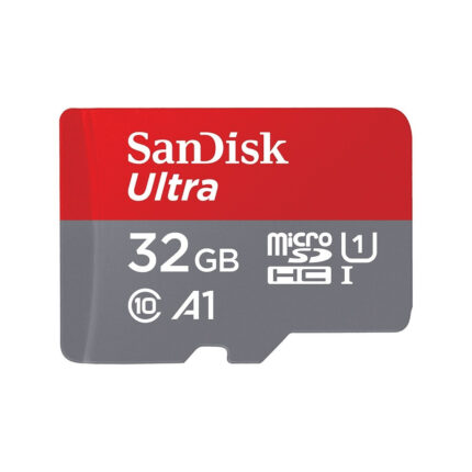 Sandisk Ultra microSDHC 32GB Class 10 U1 A1 UHS-I με αντάπτορα