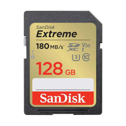 Sandisk Extreme SDXC 128GB Class 10 U3 V30 UHS-I με αντάπτορα