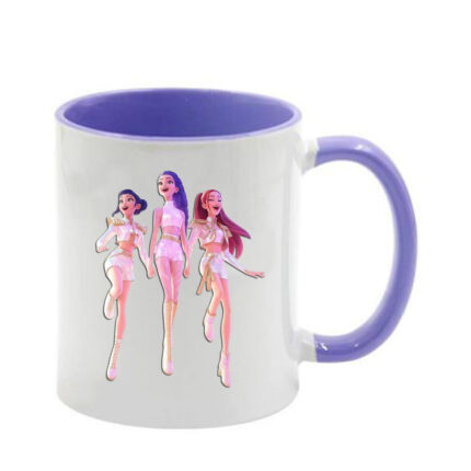 Κούπα Huntrix με λιλά λαβή και εσωτερικό