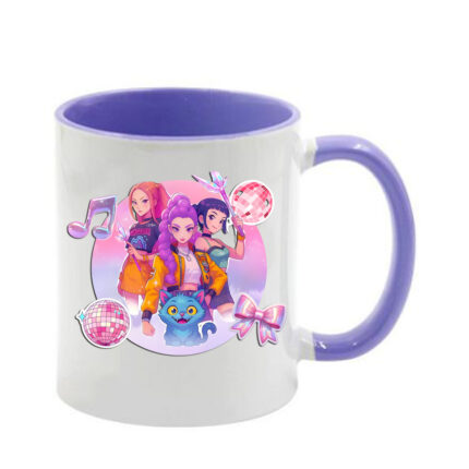 Κούπα Huntrix με λιλά λαβή και εσωτερικό