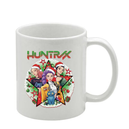 Λευκή Χριστουγεννιάτικη κούπα Huntrix