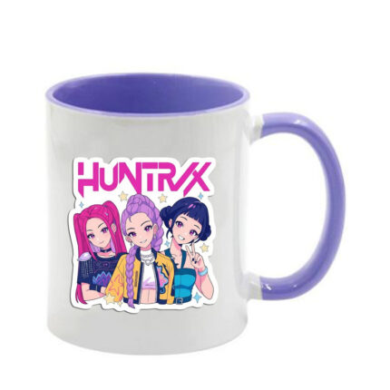 Κούπα Huntrix με λιλά λαβή και εσωτερικό