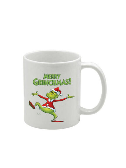 Λευκή κούπα Χριστουγεννιάτικη Grinch