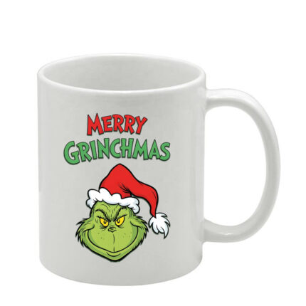 Λευκή κούπα Χριστουγεννιάτικη Grinch