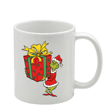 Λευκή κούπα Χριστουγεννιάτικη Grinch