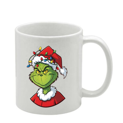 Λευκή κούπα Χριστουγεννιάτικη Grinch