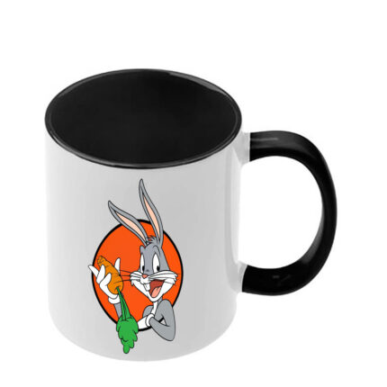 Κούπα Looney Tunes με μαύρη λαβή και εσωτερικό