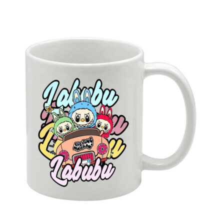 Λευκή Κούπα Labubu