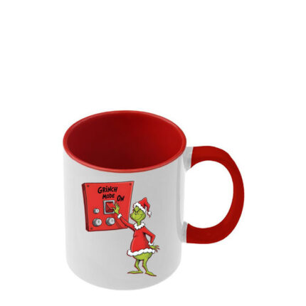 Κούπα Grinch με κόκκινη λαβή και εσωτερικό