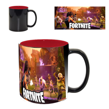 Μαγική μαύρη κούπα με κόκκινο εσωτερικό FORTNITE