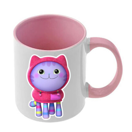 Κούπα Gabby's Dollhouse Κουκλόσπιτο της Γκάμπι με ροζ λαβή και εσωτερικό