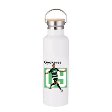 Μπουκάλι Θερμός Gyokeres 750ml Bamboo Λευκό
