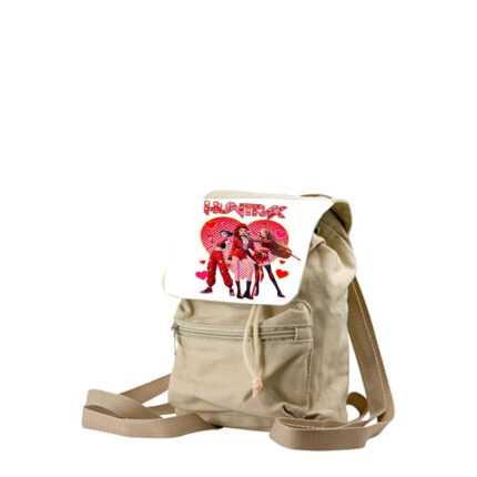 Παιδική τσάντα KPOP Demon Hunters μπεζ 26x20x10cm