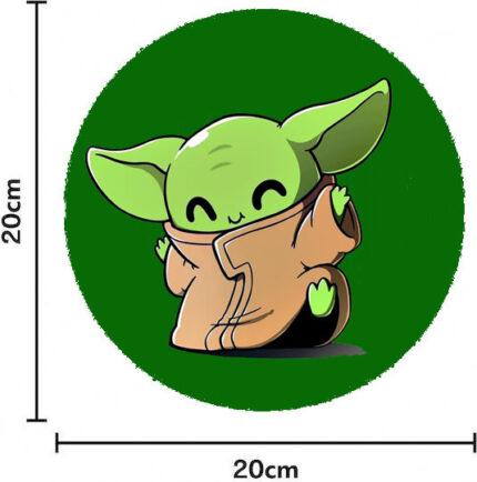 Mouse Pad Rubber diameter 20cm Baby Yoda