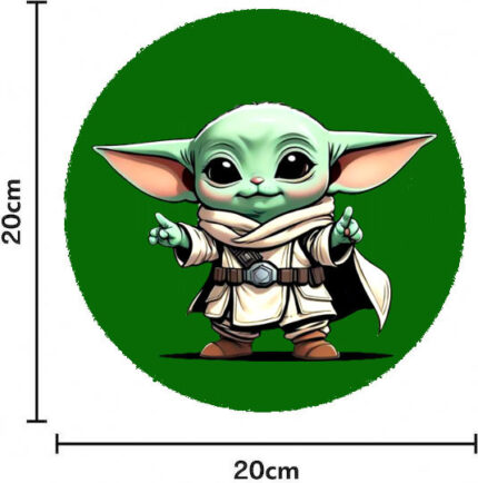 Mouse Pad Rubber diameter 20cm Baby Yoda