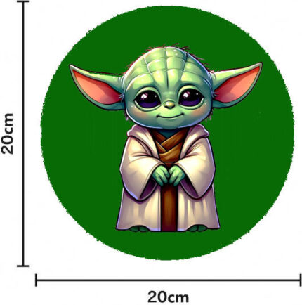Mouse Pad Rubber diameter 20cm Baby Yoda