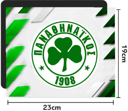 Mouse Pad Rubber 22x18cm Παναθηναικός