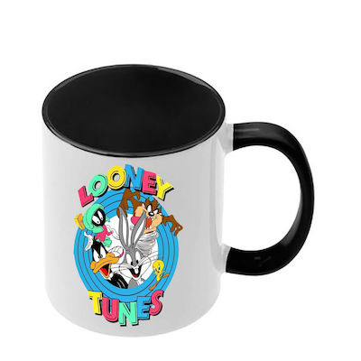 Κούπα Looney Tunes με μαύρη λαβή και εσωτερικό