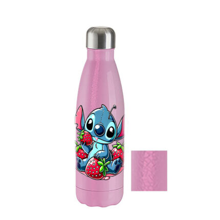 Μπουκάλι Θερμός Lilo & Stitch 500ml Ροζ Crackle