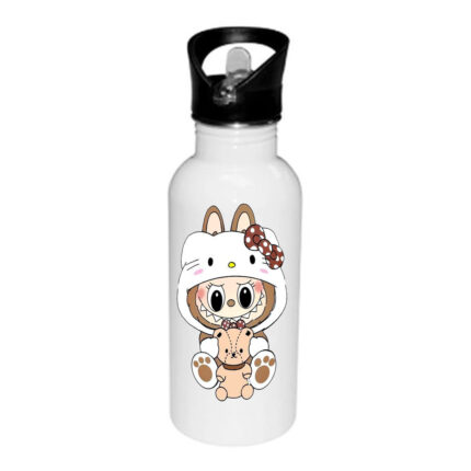 Παγούρι Labubu 600ml Λευκό