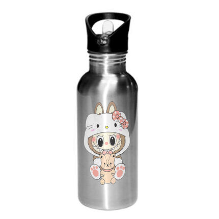 Παγούρι Labubu 600ml Λευκό