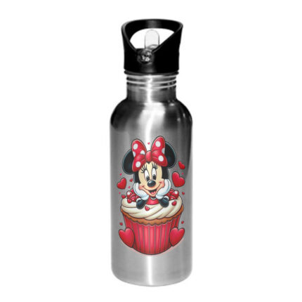 Παγούρι Minnie Mouse 600ml Ασημί
