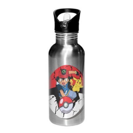 Παγούρι Pokemon 600ml Ασημί