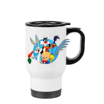 Κούπα θερμός Looney Tunes 450ml Λευκή