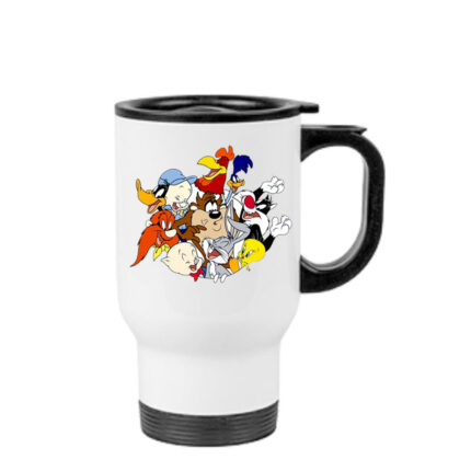 Κούπα θερμός Looney Tunes 450ml Λευκή