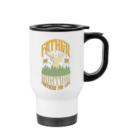 Κούπα θερμός Κυνήγι 450ml Λευκή