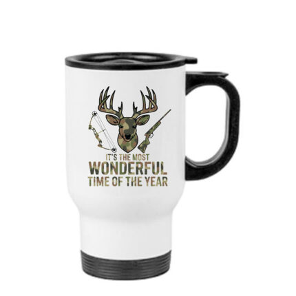 Κούπα θερμός Κυνήγι 450ml Λευκή