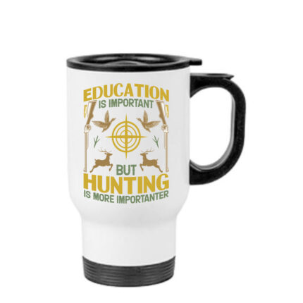 Κούπα θερμός Κυνήγι 450ml Λευκή