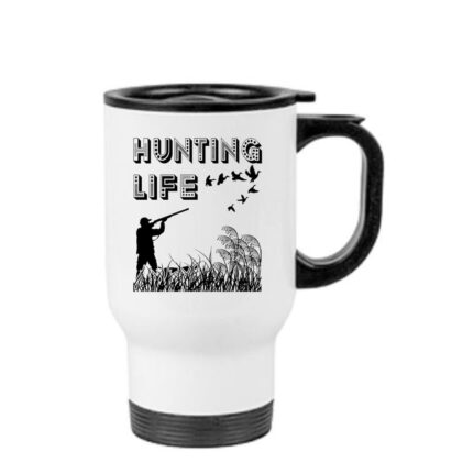 Κούπα θερμός Κυνήγι 450ml Λευκή