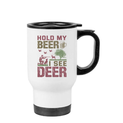 Κούπα θερμός Κυνήγι 450ml Λευκή