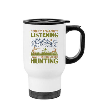 Κούπα θερμός Κυνήγι 450ml Λευκή