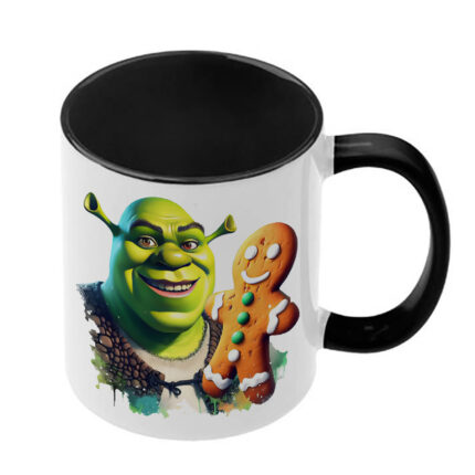 Κούπα Shrek Σρεκ με μαύρη λαβή και εσωτερικό