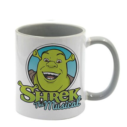 Κούπα Shrek Σρεκ με γκρι λαβή και εσωτερικό