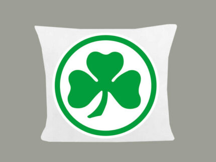 Μαξιλάρι σε διάσταση 40x40cm Παναθηναικός Λευκό