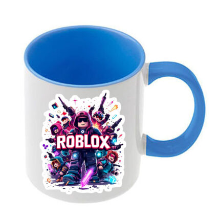 Κούπα Roblox με γαλάζια λαβή και εσωτερικό