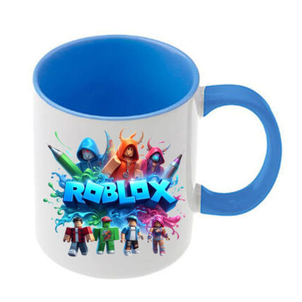 Κούπα Roblox με γαλάζια λαβή και εσωτερικό