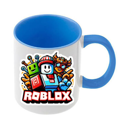 Κούπα Roblox με γαλάζια λαβή και εσωτερικό