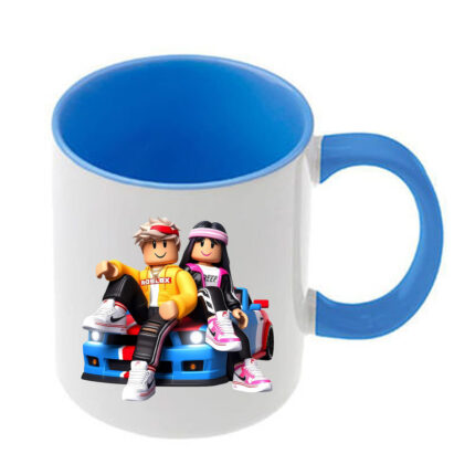 Κούπα Roblox με γαλάζια λαβή και εσωτερικό