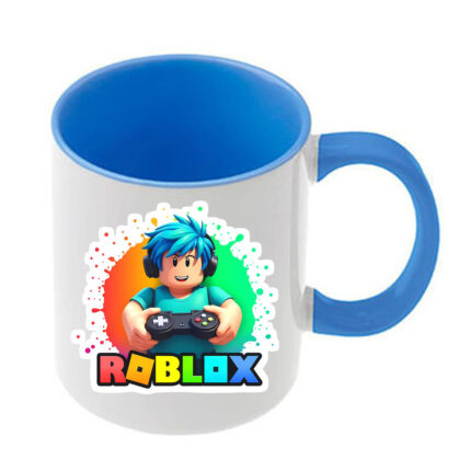 Κούπα Roblox με γαλάζια λαβή και εσωτερικό