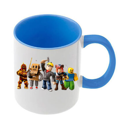 Κούπα Roblox με γαλάζια λαβή και εσωτερικό