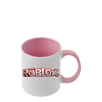 Κούπα Roblox με ροζ λαβή και εσωτερικό