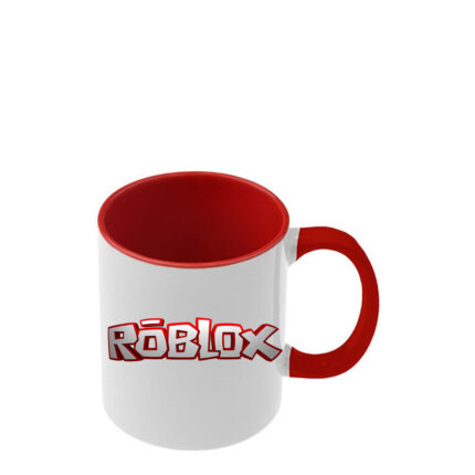Κούπα Roblox με κόκκινη λαβή και εσωτερικό