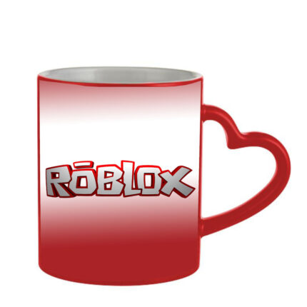 Μαγική κόκκινη κούπα Roblox με λαβή καρδιά