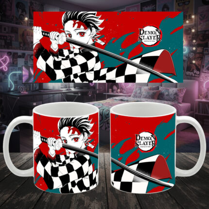 Λευκή κούπα Anime Demon Slayer