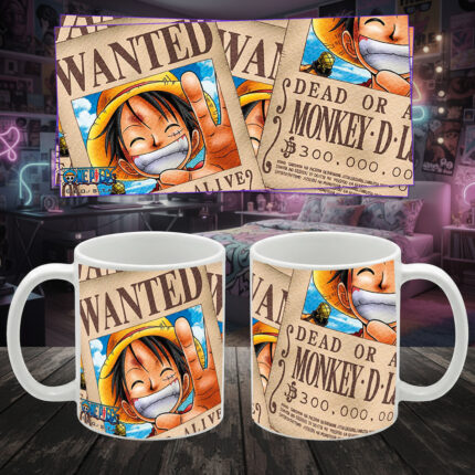 Λευκή κούπα Anime One Piece