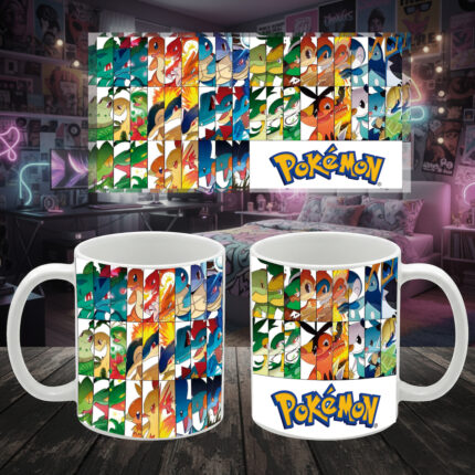 Λευκή κούπα Anime Pokemon